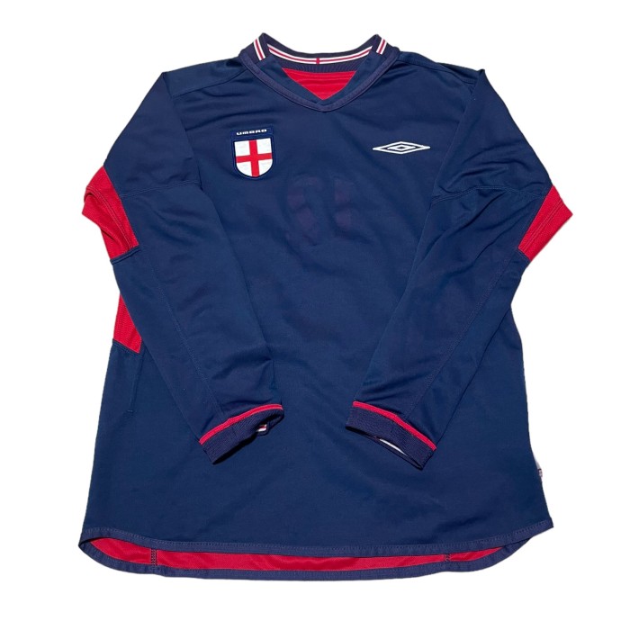 Umbro 2002 England Reversible Long Sleeve Shirt No.12 | Vintage.City 빈티지숍, 빈티지 코디 정보