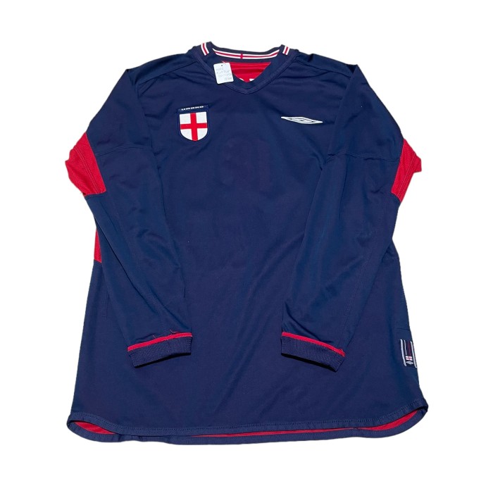Umbro 2002 England Reversible Long Sleeve Shirt No.18 HARGREAVES | Vintage.City 빈티지숍, 빈티지 코디 정보