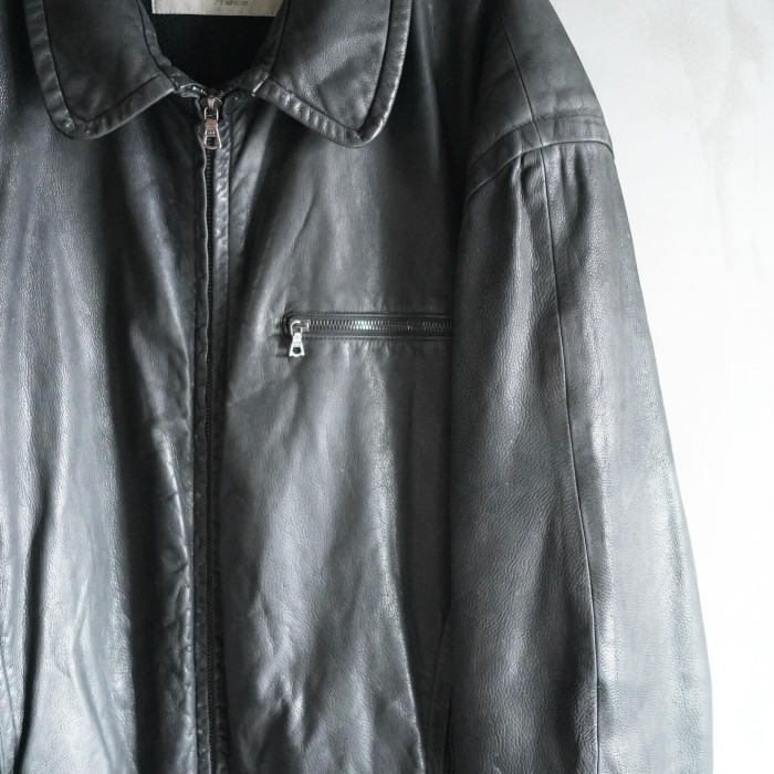 OLD “SERAPHIN”leather jacket | Vintage.City 빈티지숍, 빈티지 코디 정보