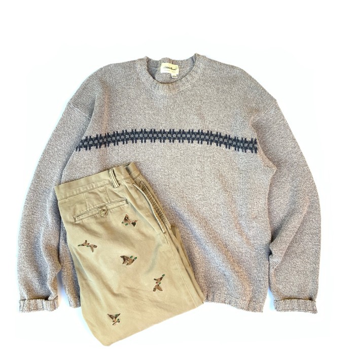Eddie Bauer “Cotton Line Sweater” 00s コットンニット | Vintage.City Vintage Shops, Vintage Fashion Trends