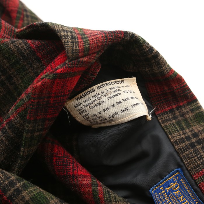 50's ペンドルトン 開襟 ウール チェックシャツ Pendleton Open Collared Checked L/S Shirt ＃ | Vintage.City 古着屋、古着コーデ情報を発信