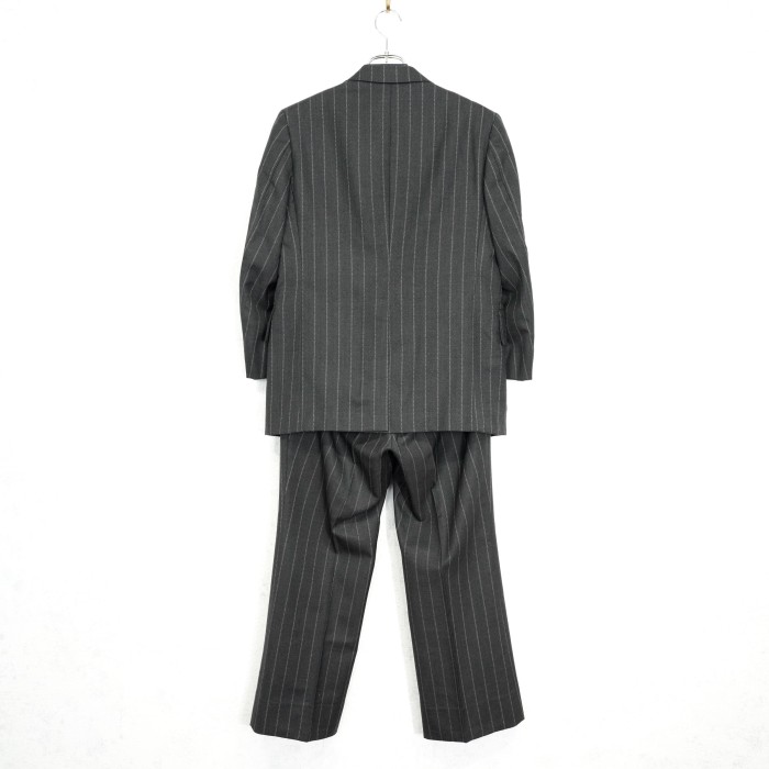*SPECIAL ITEM* EU VINTAGE STRIPE PATTERNED WOOL 3 PIECE SET UP SUIT/ヨーロッパ古着ストライプ柄ウールスリーピースセットアップスーツ | Vintage.City 古着屋、古着コーデ情報を発信