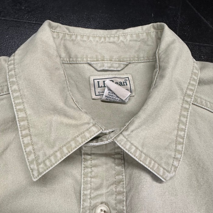 L/S shirt L.L Bean Canvas Shirt | Vintage.City 빈티지숍, 빈티지 코디 정보