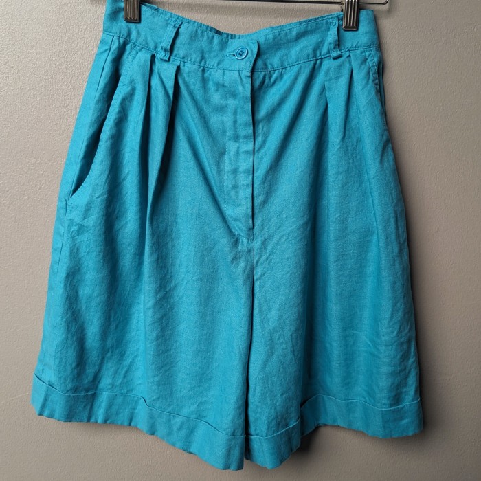 USA Linen half pants | Vintage.City 古着屋、古着コーデ情報を発信