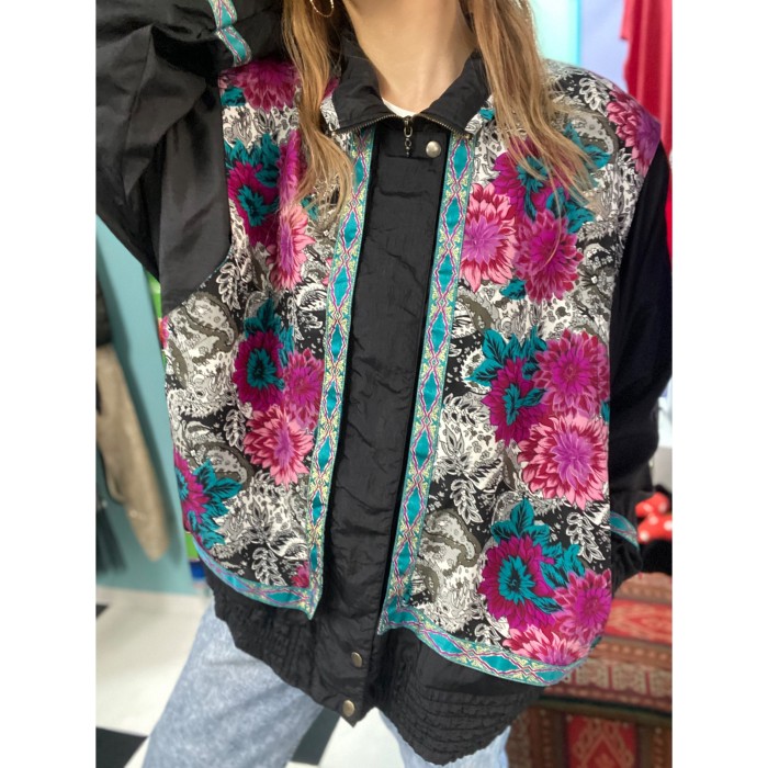 used／ethnic nylon jacket | Vintage.City 古着屋、古着コーデ情報を発信