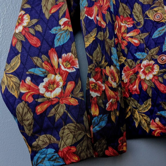 Flower print quilting Jacket | Vintage.City Vintage Shops, Vintage Fashion Trends