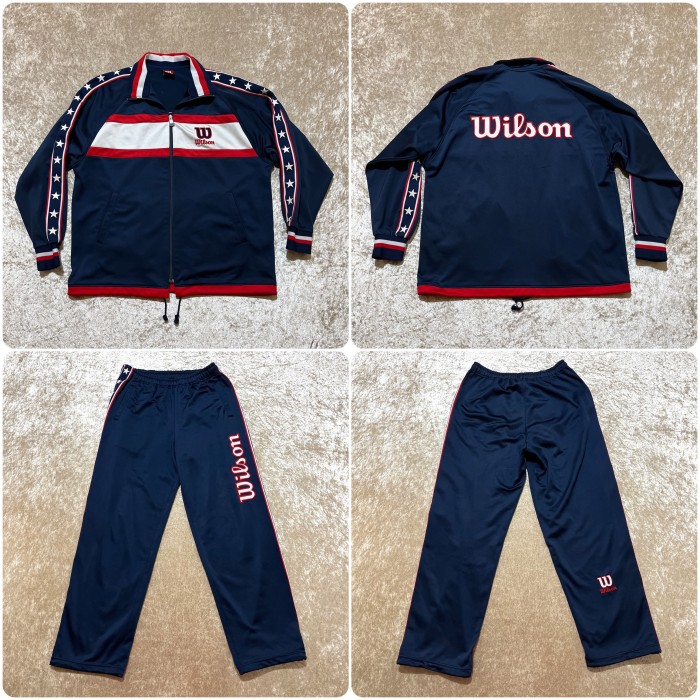 Wilson アメリカ トラックジャケット セットアップ | Vintage.City 古着屋、古着コーデ情報を発信