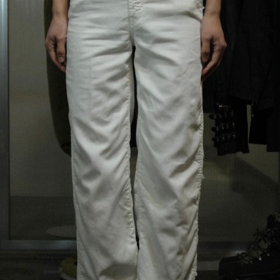 Diesel wrinkled white straight pants | Vintage.City 빈티지숍, 빈티지 코디 정보