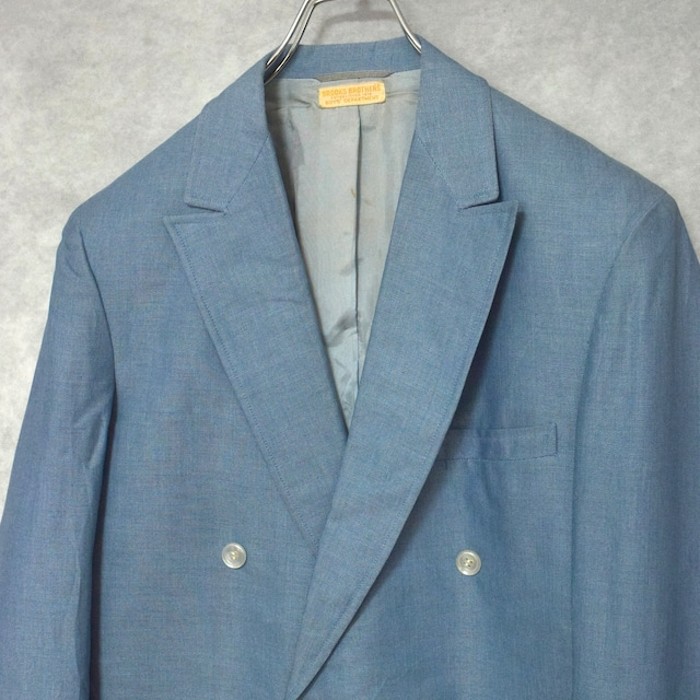 60s " brooks brothers " double brested tailored jacket | Vintage.City 빈티지숍, 빈티지 코디 정보
