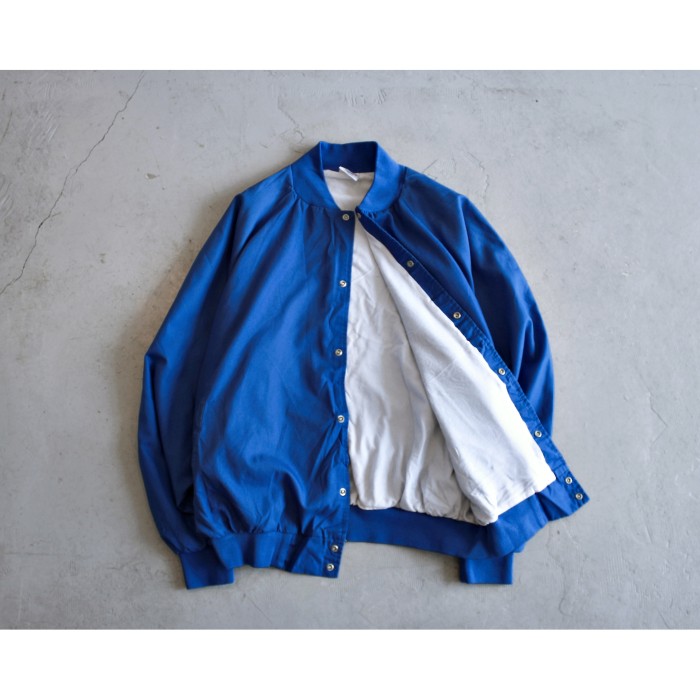 1980s Back Print Snap Stadium Jacket Made in USA | Vintage.City Vintage Shops, Vintage Fashion Trends