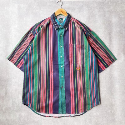 【Mcintosh & Seymour】"90's" USA製 ストライプシャツ ヘビーコットン マッキントッシュ&セイモア | Vintage.City 古着屋、古着コーデ情報を発信