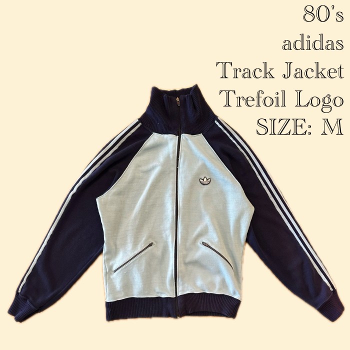 80's adidas "Trefoil Logo" Track Jacket - unknown (M) | Vintage.City Vintage Shops, Vintage Fashion Trends