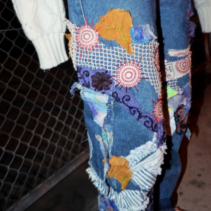 REMAKE/tsugihagi denim pants | Vintage.City 古着屋、古着コーデ情報を発信