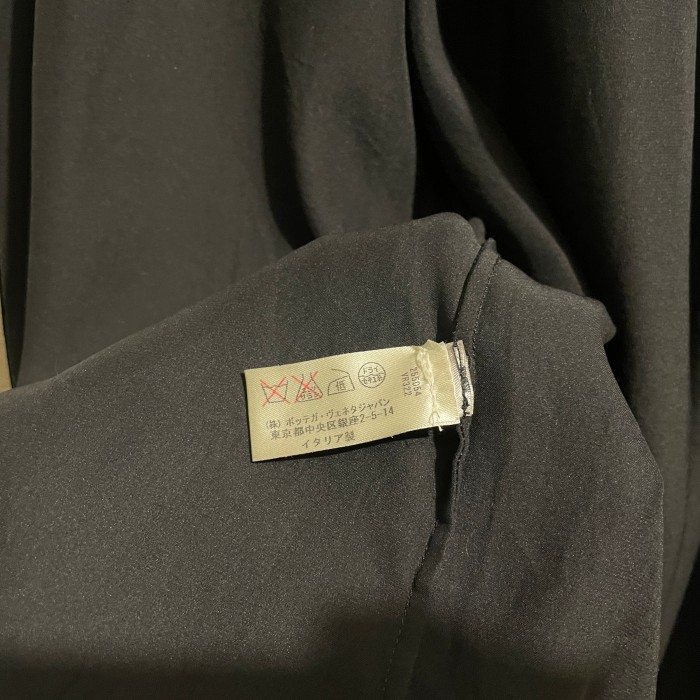 イタリア製 BOTTEGA VENETA シルク × コットン ラグラン シャツ / ボッテガべネタ | Vintage.City 古着屋、古着コーデ情報を発信