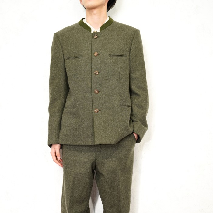 *SPECIAL ITEM* EU VINTAGE LODENFREY WOOL TYROLEAN SET UP SUIT/ヨーロッパ古着ウールチロリアンセットアップスーツ | Vintage.City 古着屋、古着コーデ情報を発信