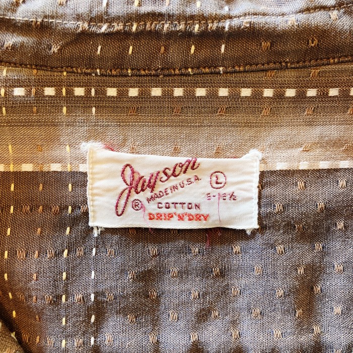 60’s jayson オープンカラーシャツ | Vintage.City 古着屋、古着コーデ情報を発信