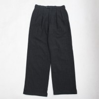 ストライプ ワイド 2タック スラックス パンツ Striped 2Pleats Wide Slacks Pants# | Vintage.City 古着屋、古着コーデ情報を発信