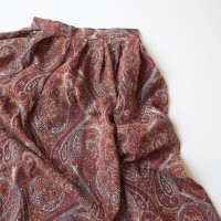 Hand made paisley long skirt | Vintage.City 빈티지숍, 빈티지 코디 정보