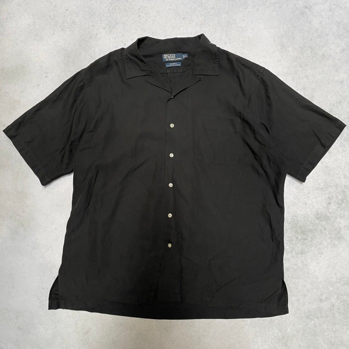 90’s~　ラルフローレン　CALDWELL　オープンカラーシャツ　ブラック | Vintage.City Vintage Shops, Vintage Fashion Trends