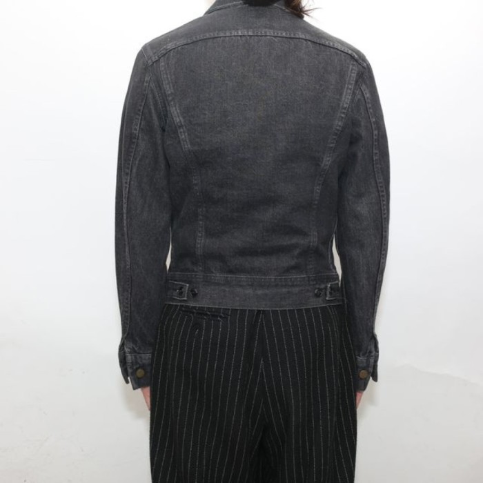80's Lee Black Denim Jacket MADE IN USA | Vintage.City Vintage Shops, Vintage Fashion Trends