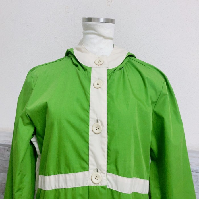 シビラ　レインコート　黄緑色　Sybilla | Vintage.City 古着屋、古着コーデ情報を発信