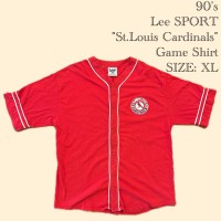 90's Lee SPORT "St.Louis Cardinals" Game Shirt - XL | Vintage.City 빈티지숍, 빈티지 코디 정보