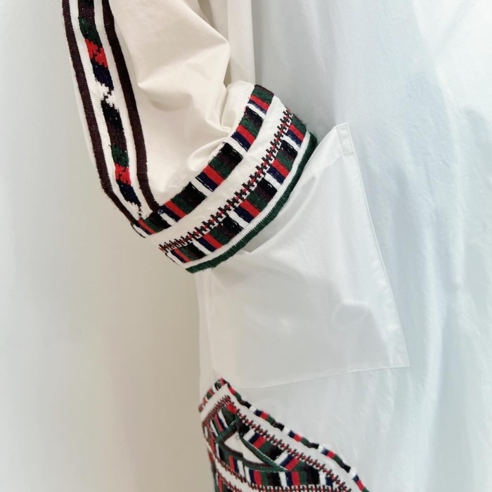 Sara mallika embroidery cotton shirt | Vintage.City 빈티지숍, 빈티지 코디 정보
