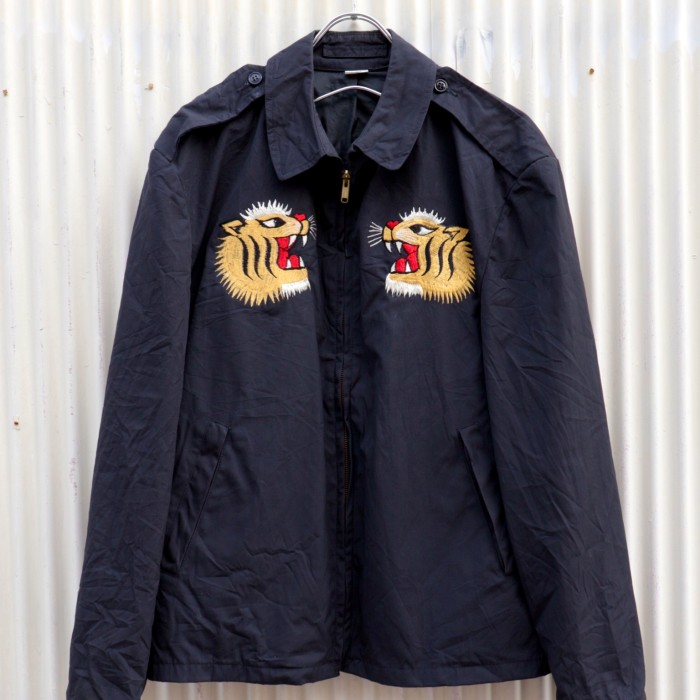 【tiger souvenir embroidery military jacket】 | Vintage.City Vintage Shops, Vintage Fashion Trends
