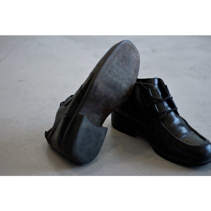 Vintage Black Leahter Shoes Made in ITALY | Vintage.City Vintage Shops, Vintage Fashion Trends