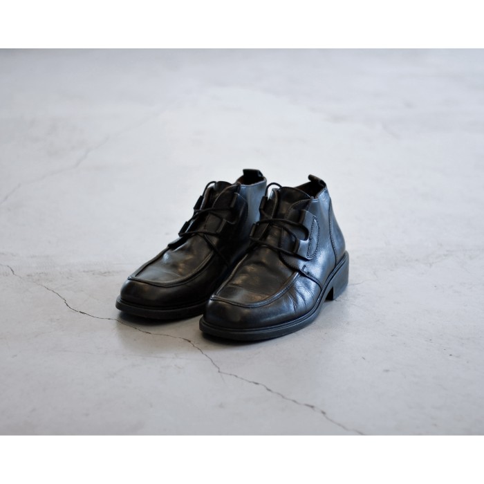 Vintage Black Leahter Shoes Made in ITALY | Vintage.City 빈티지숍, 빈티지 코디 정보