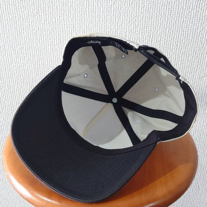 STUSSY ロゴ刺繍 ツートン スナップバック キャップ グレー×ブラック 帽子 | Vintage.City 빈티지숍, 빈티지 코디 정보
