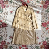 vintage long leather jacket | Vintage.City 古着屋、古着コーデ情報を発信