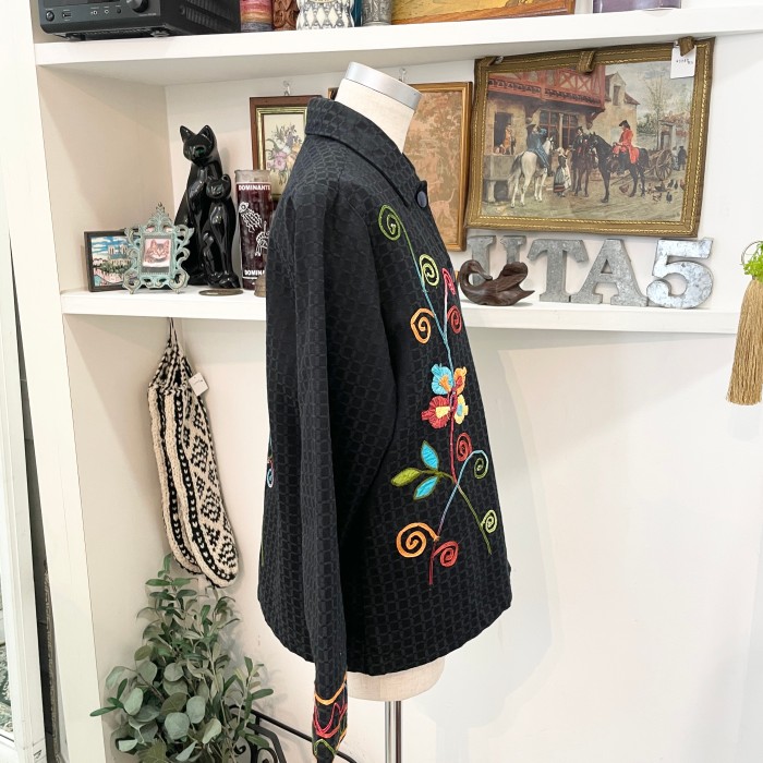 vintage/embroidery jacket | Vintage.City 古着屋、古着コーデ情報を発信