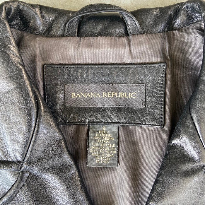 90s Banana Republic レザージャケット | Vintage.City 빈티지숍, 빈티지 코디 정보
