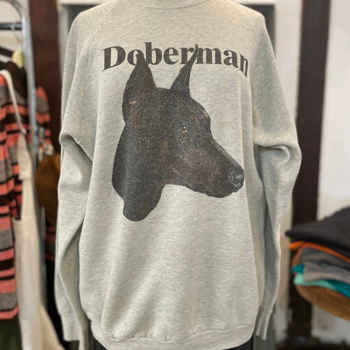 90's US Doberman sweat | Vintage.City 빈티지숍, 빈티지 코디 정보