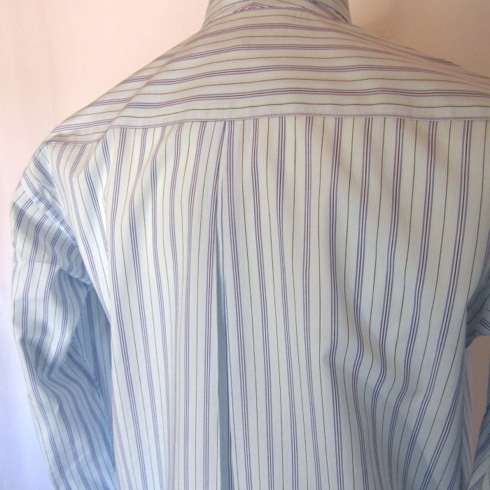80’s miyake design studio Stripe open color shirt | Vintage.City 古着屋、古着コーデ情報を発信