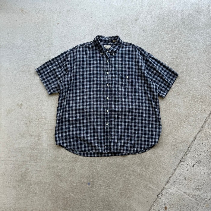 90s st john's bay S/S check shirt | Vintage.City 古着屋、古着コーデ情報を発信