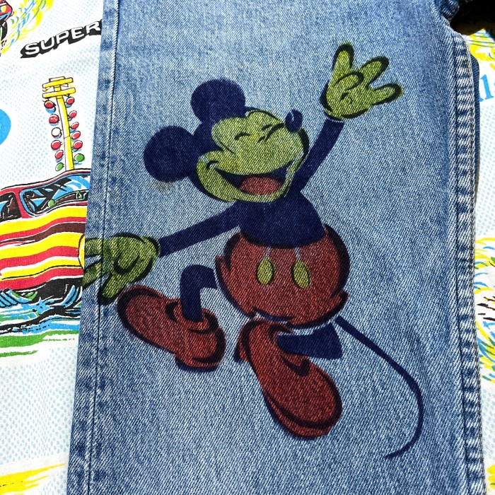 80’s Levi’s 501 カットオフ Mickey & Minnie | Vintage.City 古着屋、古着コーデ情報を発信