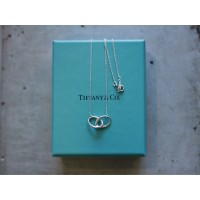 Old “Tiffany&Co.” Double Loop Silver Necklace | Vintage.City 빈티지숍, 빈티지 코디 정보