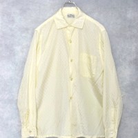60s silk open collar shirts | Vintage.City 古着屋、古着コーデ情報を発信