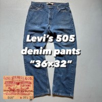 Levi’s 505 denim pants “36×32” リーバイス505 デニムパンツ ジーンズ | Vintage.City 古着屋、古着コーデ情報を発信