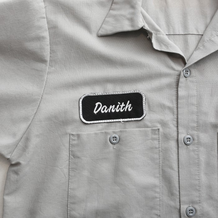 レッドキャップ ワッペン ワーク 半袖シャツ Red Kap Patch Customized Work S/S Shirt# | Vintage.City 빈티지숍, 빈티지 코디 정보
