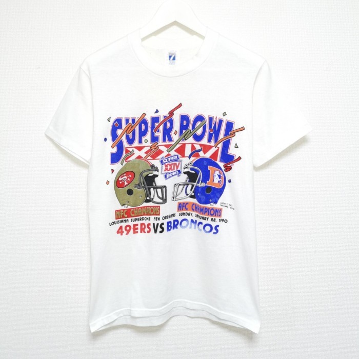 M 80s 49ers Broncos Tシャツ LOGO7 NFL USA製 | Vintage.City 빈티지숍, 빈티지 코디 정보