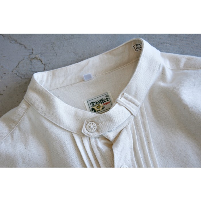 EU Vintage Bandcollar Tyrol Smock Shirt | Vintage.City 빈티지숍, 빈티지 코디 정보