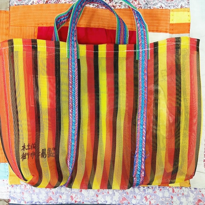 taiwan market bag custom paint | Vintage.City 古着屋、古着コーデ情報を発信