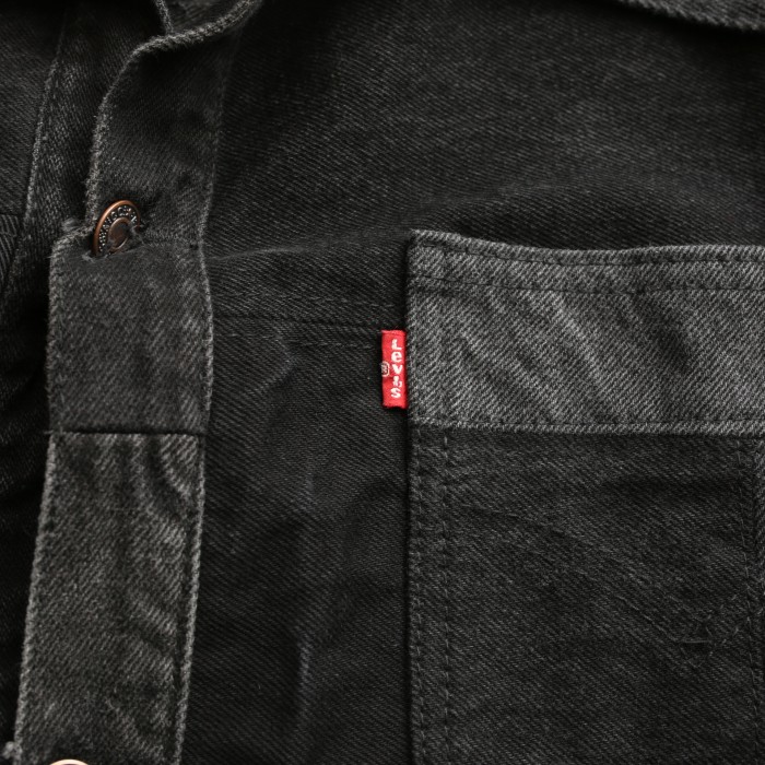 リーバイス パッチワーク リメイク デニムジャケット Levi's Patchwork Remake Black Denim Jacket | Vintage.City Vintage Shops, Vintage Fashion Trends