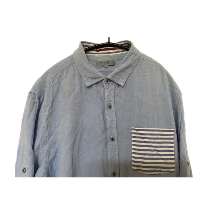 anti-label BASIC (アンチレーベルベーシック) ボタンシャツ七分袖 | Vintage.City 古着屋、古着コーデ情報を発信