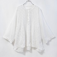 kirakira white blouse | Vintage.City 빈티지숍, 빈티지 코디 정보