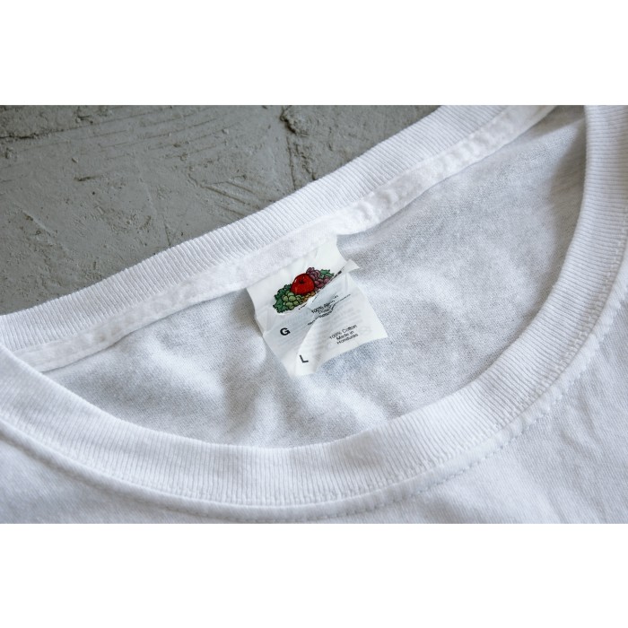 Photo Print White LS Tshirt | Vintage.City 古着屋、古着コーデ情報を発信