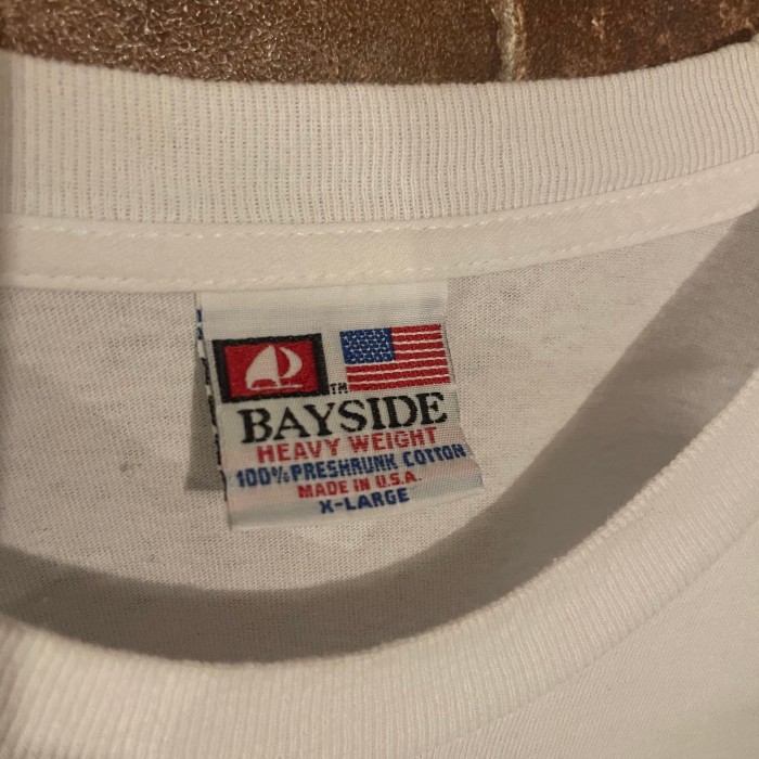 BAYSIDE made in USA “I ♡ NY” ヘビーウエイトTシャツ 白T | Vintage.City 빈티지숍, 빈티지 코디 정보